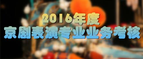 嗯啊～快用你的大ji8狠狠c我国家京剧院2016年度京剧表演专业业务考...